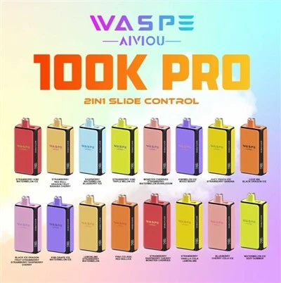 WASPE Double Flavor Pro 100K Puffs Disponibel Vape grossist
