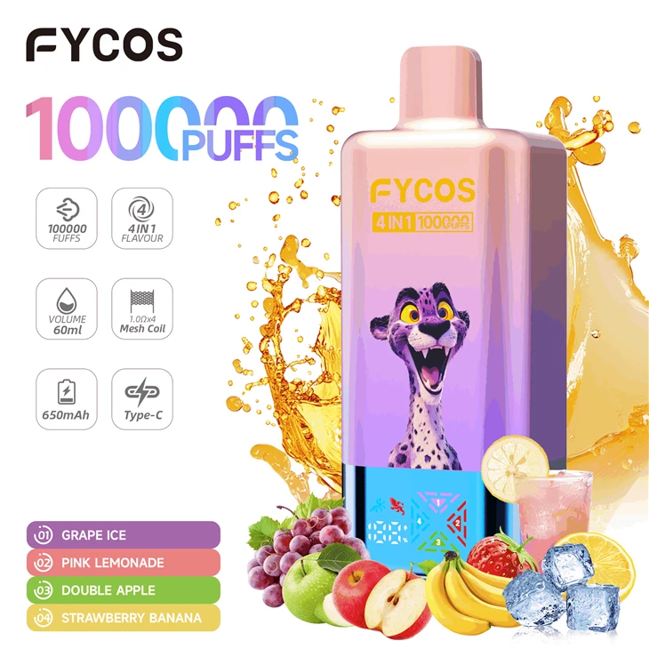 FYCOS 4 IN 1 100K Puffs Disposable Vape factory