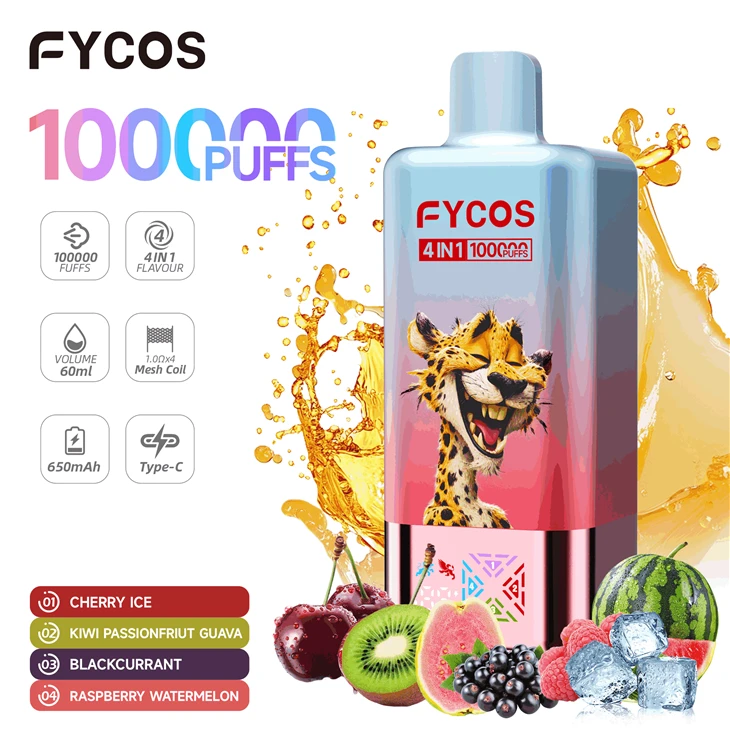 FYCOS 4 IN 1 100K Puffs Disposable Vape high quality